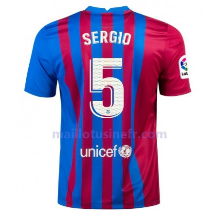 Maillot de Foot FC Barcelone Sergio Busquets 5 Domicile 2021-22